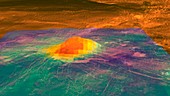 Idunn Mons volcano,Venus