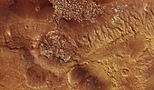 Magelhaens Crater,Mars Express image