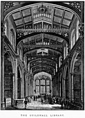 London's Guildhall Library,1884 artwork