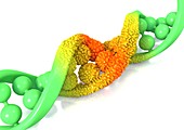 Damaged DNA,conceptual artwork