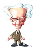 B. F. Skinner,caricature