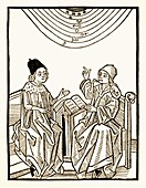 King and astrologer,historical artwork