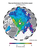 Arctic sea ice maximum,2011