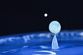 High-speed photograph liquid droplets