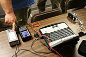 Military biometrics training