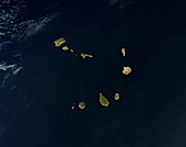 Cape Verde Is,satellite image