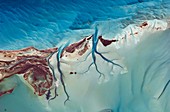 Sandy Cay,Bahamas,from space