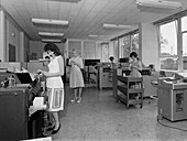 Met Office tabulating machines,1961