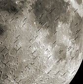 The Moon from space,artwork