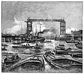 Construction of Tower Bridge,1890s