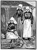 Cornish tin mine workers,19th century