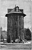 Redwood tree house,19th century