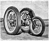 Tyre advertisement,19th century
