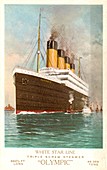 Painting of the RMS Olympic