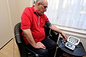 COPD patient monitoring blood pressure