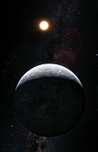 HD 85512 b planet and star,artwork