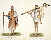 Hindu religious men,19th-century India