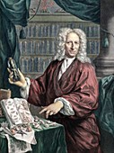 1731 Portrait Naturalist Albertus Seba