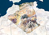 Algeria,satellite image