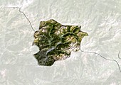 Andorra,satellite image