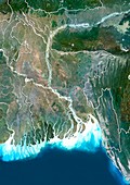 Bangladesh,satellite image