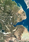 Djibouti,satellite image