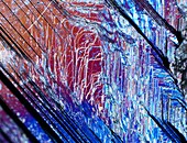 Iron pyrite,light micrograph