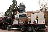 Museum CT scanner delivery