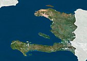 Haiti,satellite image
