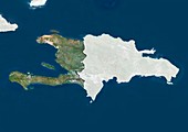Haiti,satellite image
