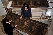 Egyptian coffin restoration