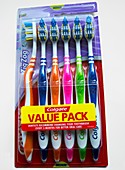 Toothbrushes in packaging