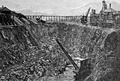 Panama Canal construction,19th century