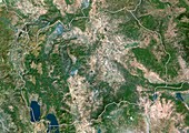 Macedonia,satellite image