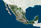 Mexico,satellite image
