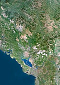 Montenegro,satellite image