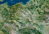 Poland,satellite image