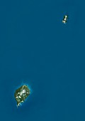 Sao Tome and Principe,satellite image