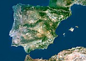 Spain,satellite image