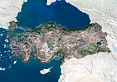 Turkey,satellite image