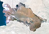 Turkmenistan,satellite image