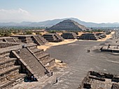 Avenue of the Dead at Teotihuacan