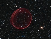 Supernova remnant,HST image