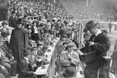 Telegraphers at a baseball game