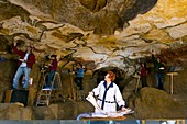 Restoring Lascaux cave paintings replica