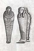 Egyptian sarcophagus,17th century