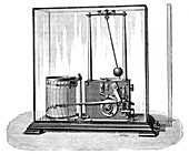 Wind speed and direction recorder,1889
