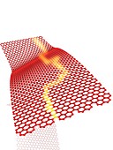 Graphene conductivity,conceptual image