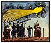 Halley's comet,19th Century artwork
