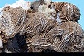 Lepidolite crystal aggregates